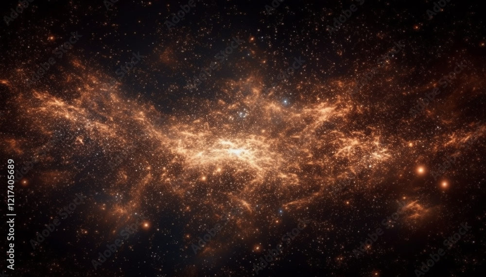 Naklejka premium space galaxy background