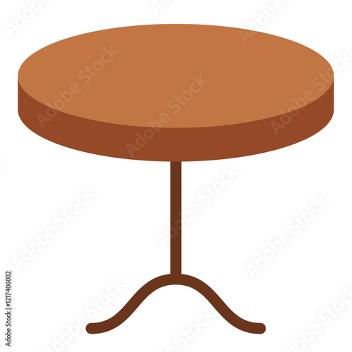 Vector Design Tilt-Top Table Icon Style