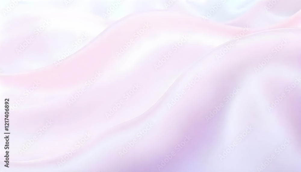 Fototapeta premium Gentle Pastel Fabric Waves with Subtle Shimmer Creating a Soft Texture