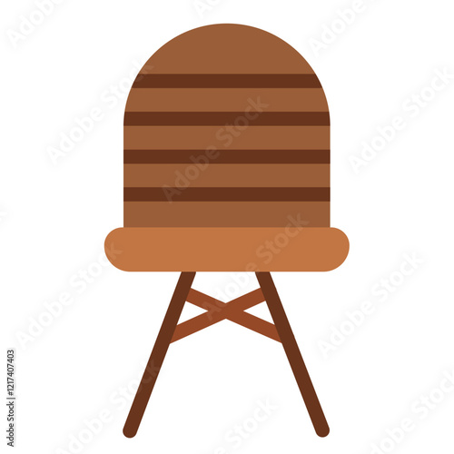 Vector Design Eiffel Chair Icon Style