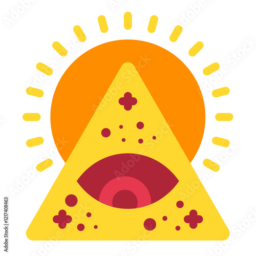 Vector Design Illuminate Icon Style