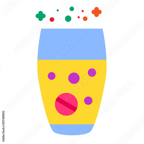 Vector Design Effervescent Icon Style