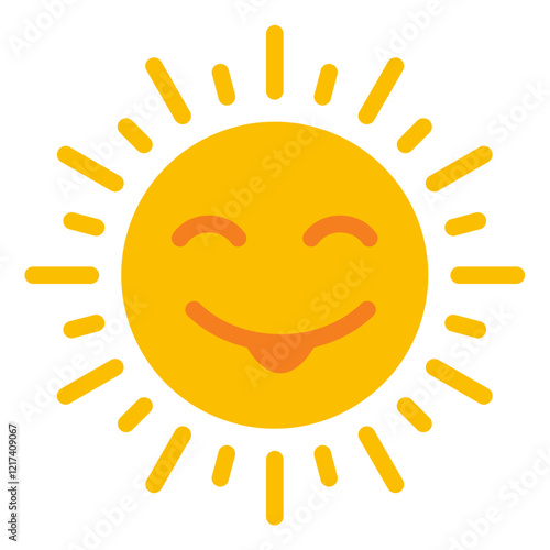 Vector Design Sunny Icon Style