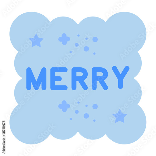 Vector Design Merrily Icon Style