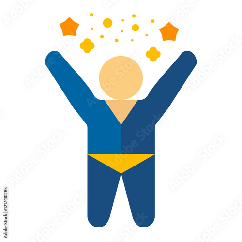 Vector Design Jubilate Icon Style