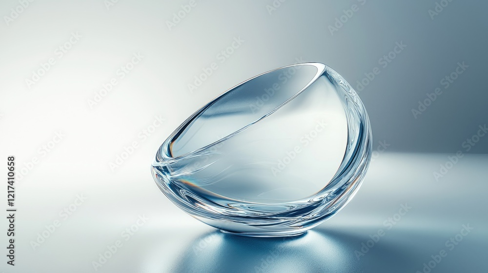 custom made wallpaper toronto digitalAbstract Glass Sculpture, Study in Light and Form