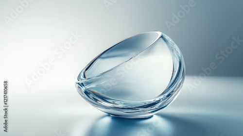 Wallpaper Mural Abstract Glass Sculpture, Study in Light and Form Torontodigital.ca