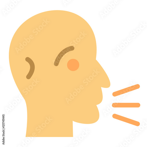 Vector Design Scream Icon Style