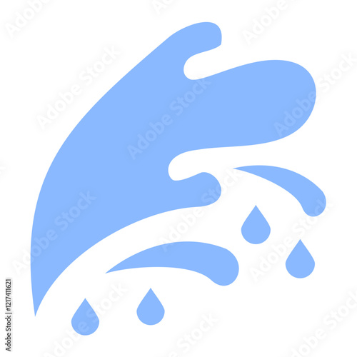 Vector Design Splash Icon Style