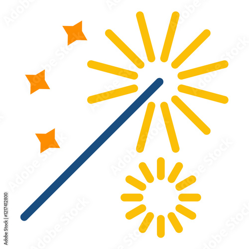 Vector Design Spirited Spark Icon Style