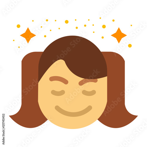 Vector Design Gleeful Glow Icon Style