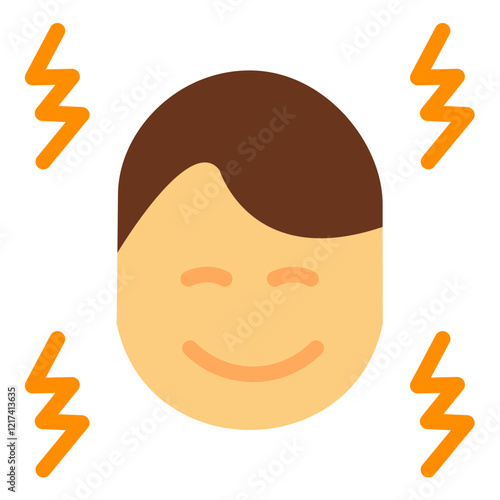 Vector Design Gleeful Zing Icon Style