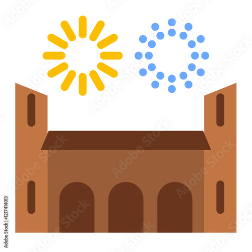 Vector Design Jubilant Glint Icon Style