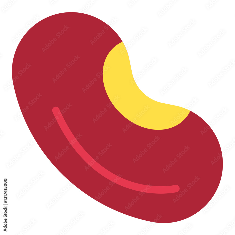 Vector Design Kidney Bean Icon Style Vector Design Kidney Bean Icon Style