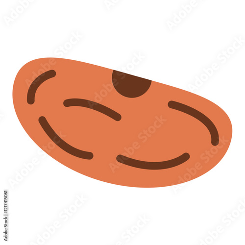 Vector Design Lima Bean Icon Style