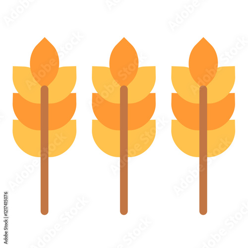 Vector Design Barley Icon Style