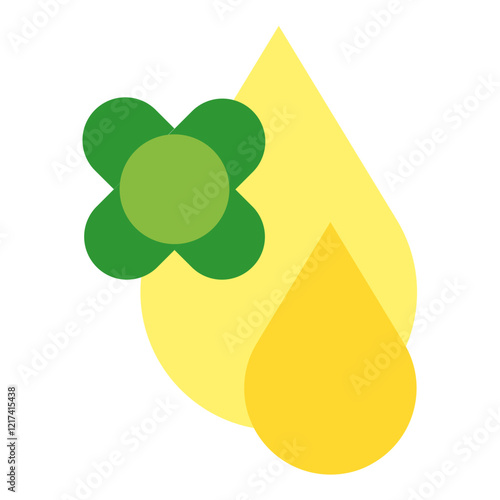 Vector Design Canola Oil Icon Style