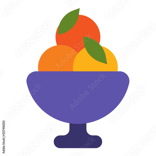 Vector Design Fruit Sherbet Icon Style
