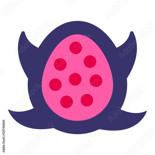 Vector Design Pitaya Bowl Icon Style