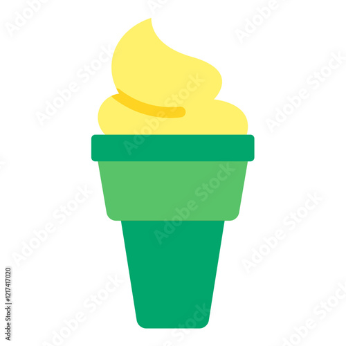 Vector Design Cup Cone Icon Style