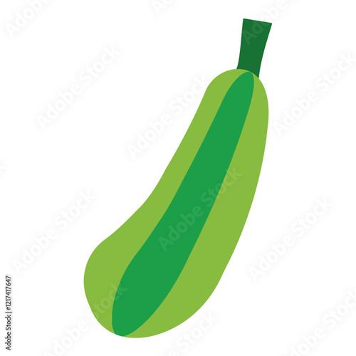 Vector Design Zucchini Zen Icon Style