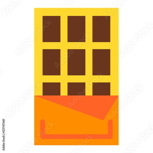 Vector Design Choco Charm Icon Style