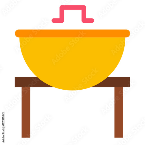 Vector Design Tandoori Treat Icon Style