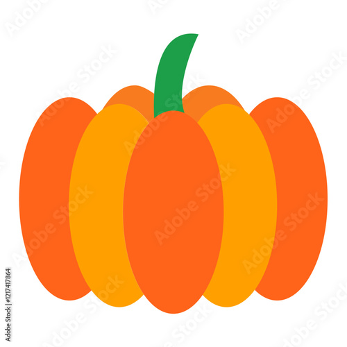 Vector Design Pumpkin Perk Icon Style