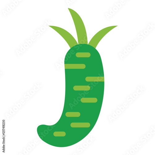 Vector Design Wasabi Wonder Icon Style