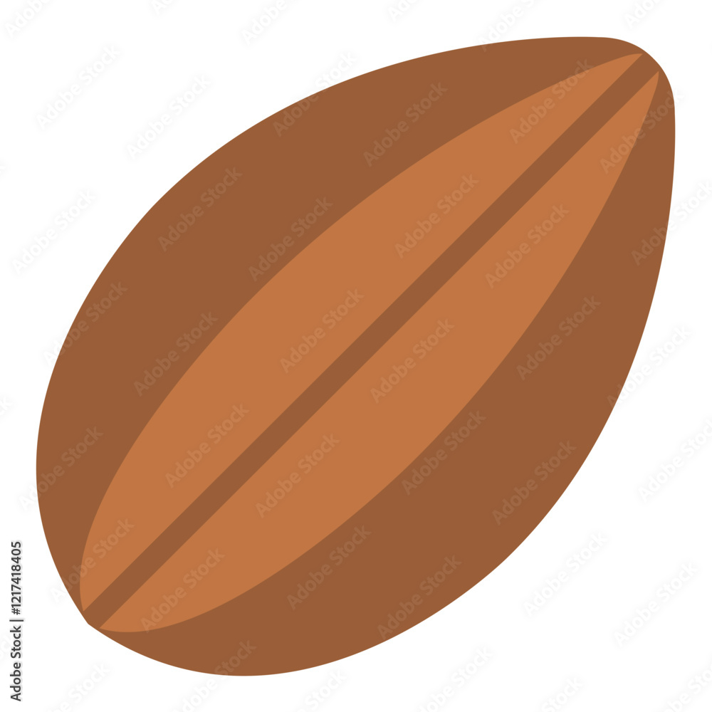Vector Design Almond Ambiance Icon Style Vector Design Almond Ambiance Icon Style