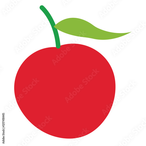 Vector Design Nectarine Nectar Icon Style