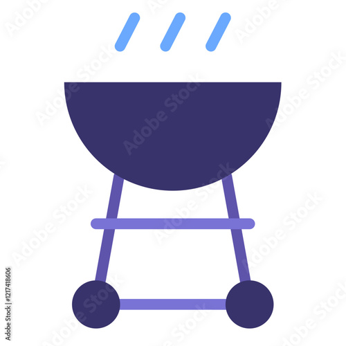 Vector Design BBQ Blast Icon Style