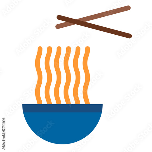 Vector Design Noodle Nest Icon Style