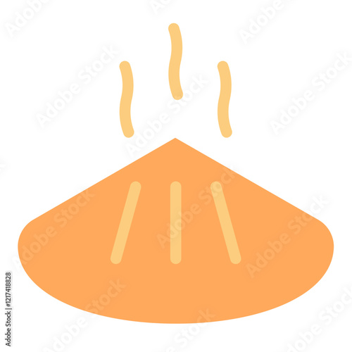 Vector Design Dumpling Drift Icon Style