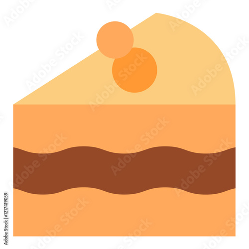 Vector Design Tiramisu Trove Icon Style