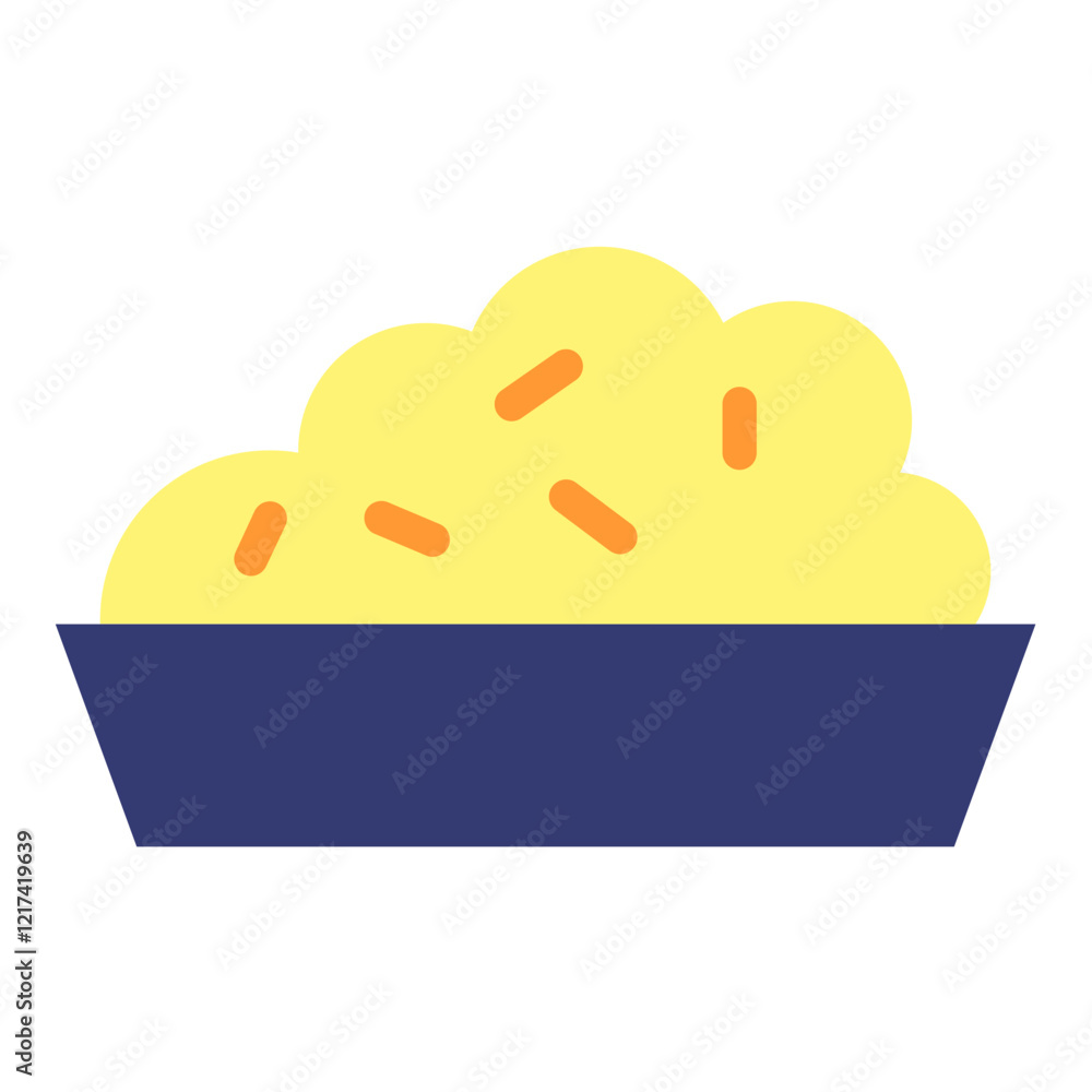Vector Design Risotto Ripple Icon Style Vector Design Risotto Ripple Icon Style