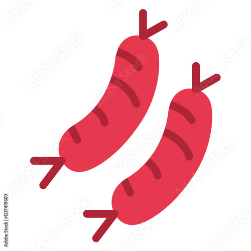 Vector Design Chorizo Charm Icon Style