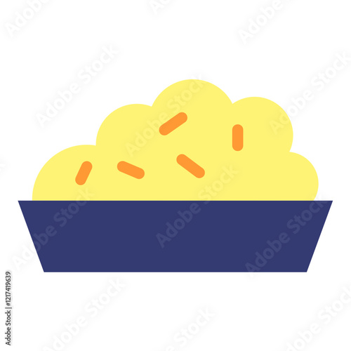 Vector Design Risotto Ripple Icon Style