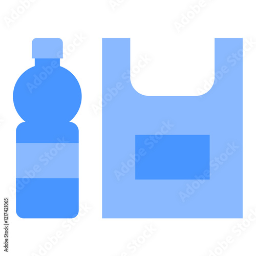 Vector Design Plastic Icon Style