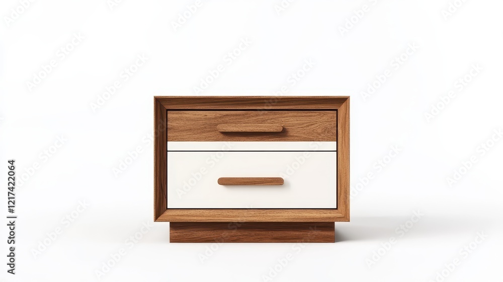 Modern Wooden Nightstand with Minimalist Design Modern Wooden Nightstand with Minimalist Design