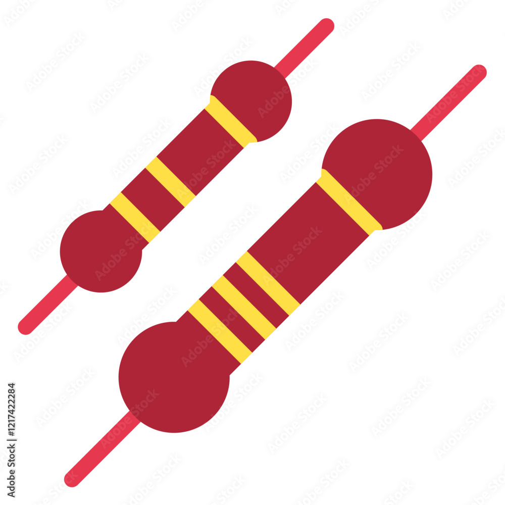 Vector Design Resistor Icon Style