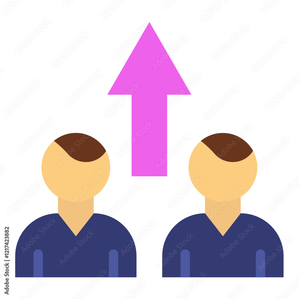 Vector Design Employee Engagement Icon Style Vector Design Employee Engagement Icon Style