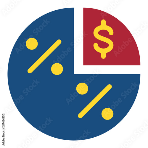 Vector Design Gross Margin Icon Style