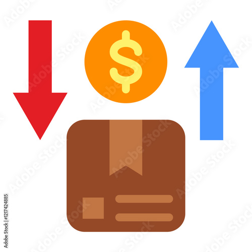 Vector Design Variable Costs Icon Style