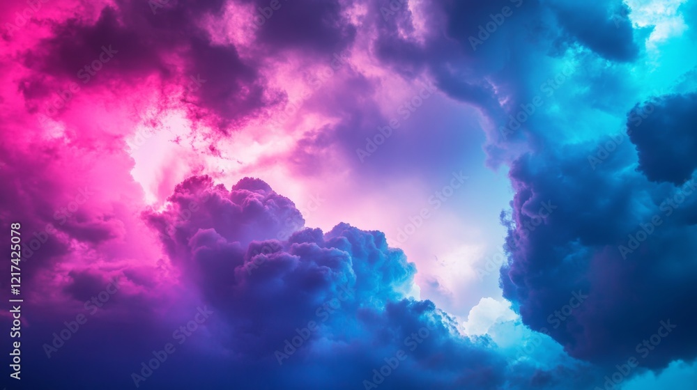 Awe-Inspiring Cloudscape of Vibrant Colors Awe-Inspiring Cloudscape of Vibrant Colors