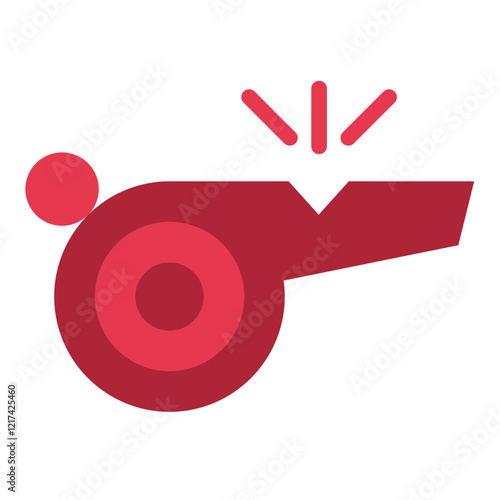 Vector Design Whistleblower Icon Style