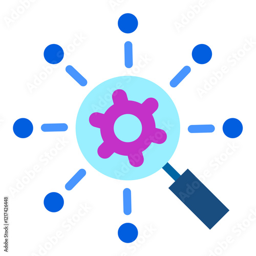 Vector Design Root Cause Icon Style