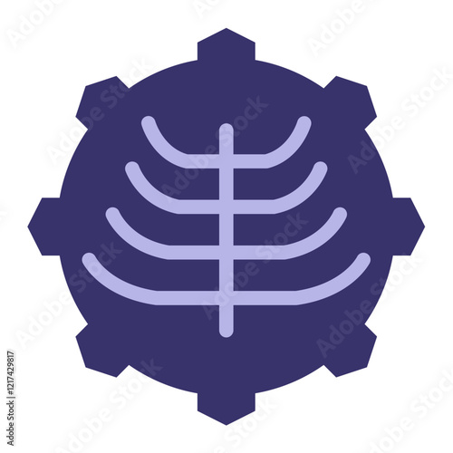 Vector Design Disruption Ray Icon Style