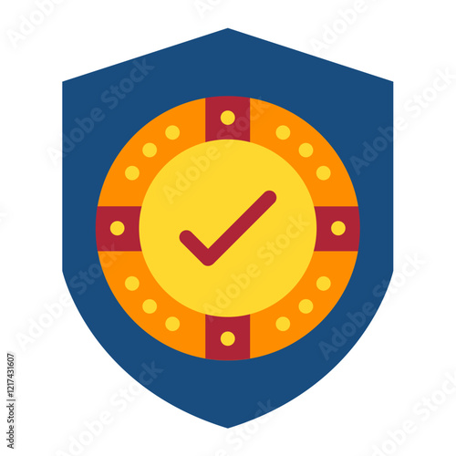 Vector Design Sure Safe guard Icon Style