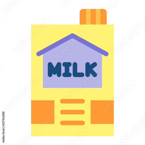 Vector Design Milk Icon Style